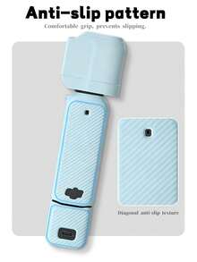 Funda protectora de silicona para Osmo Pocket 3, funda protectora de Body completo antideslizante y amortiguadora de impactos, con recortes precisos y resistente a arañazos para grabación de vlogs al aire libre - Ver 5