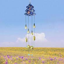 Home Decor Kitchen & Bathroom Wind Chime Hanging Ornament Christmas Theme Wind Chime Decoration - Wind Chime - View 2