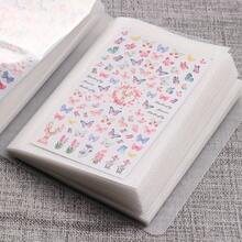 Large Capacity Notebook Organizer. Includes Washi Tape, Photo Stickers, Cards, Receipts, Invoices, Sticky Notes, And A Scrapbook. Slice-And-Place Pocket-Style Document Organizer Suitable For Classrooms, Homes, Offices, And Travel. - Transparent - View 5