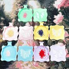 Magnetic Bowknot Diamond Painting Tray With Magnetic Lid To Prevent Bead Spillage, Wavy Edge Bowknot Design, Practical Divided Bead Slots, Suitable For DIY Diamond Painting Crafts, Bead Sorting And Storage, Easy To Use, Dedicated Tool Tray For Diamond Painting - A - View 3