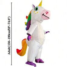 Inflatable Unicorn Standing Costume, Cute Full Body Inflatable Costume, Holiday Party Inflatable Costume - Unicorn - View 2