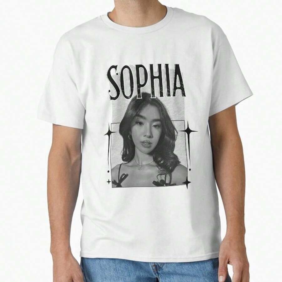 KATEYE Sophia Y2K Group Scrapbook Collage, Cozy Y2K Retro Design, Unisex Short-Sleeve Shirt, Autumn Decoration For Women, Autumn Outfit - White - View 1