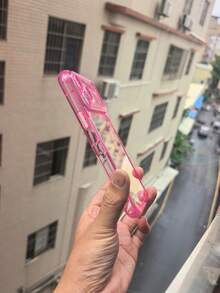 極簡多巴胺壓克力透明粉色手機殼，適用於 iPhone 18 Pro Max/18 Pro/18/17 Pro Max/17 Pro/17/16 Pro Max/16/16 Pro/15/15 Pro Max/15 Pro/11/12/13/14 Pro Max/12 Pro/12 Pro Max/13 Pro/13 Pro Max/14 Pro/14 Pro Max，全包覆防震硬殼 - 粉色 - 查看 6