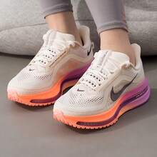 Nike Pegasus Premium Women's New Athletic Full-Length Air Cushion Running Shoes - Pink-white/Orange-purple - View 2