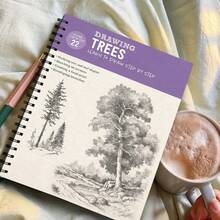 Sketchbook - 22 Pages, A5 Size, Spiral Bound, Drawing Learning Guide, Suitable For Beginners, Step-By-Step Learning (Pencils Not Included) - Single Piece - View 6
