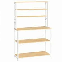 SONGMICS Baker's Racks - Oak and White - View 7