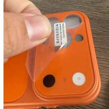 Shockproof Lens Protection Solid Color Material Compatible With IPhone 17 Pro Max Phone Case 16 Matte AG Skin Feel 15 Pro Large Window Original Machine Sense 13 Pro Max Full Coverage Lens Hard Protective Case 14 Pro Birthday Gift Mother's Day - Orange - View 8
