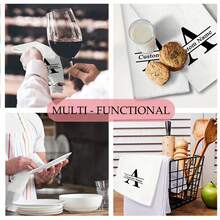 /2/4/6/8/10/12Pcs Kitchen Towels, Hand Towels, Kitchen Decorative Dish Towels, Absorbent Cloth Tea Towels,Suitable For Kitchen Cloths, Kitchen And Dining Room Cleaning, Home Decoration, Bathroom Towels, Home Gifts - Multicolor - View 9