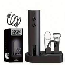 1 buah Pembuka Botol Anggur Elektrik, Pembuka Botol Elektrik Otomatis Isi Ulang USB 500mAh, Aksesori Anggur, Pembuka Elektrik, Cocok Untuk Rumah, Dapur, Pesta Dan Pernikahan - MultiWarna - View 13