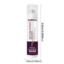 SUMIFANG Portable Rollerball Scalp Serum, Plant Peptide Complex Formula, Nourishes And Repairs Scalp, Strengthens Hair Roots, Promotes Fuller Hair, Apply Directly To Hair Roots, Lightweight And Non-Greasy, Suitable For Dry Or Slightly Damp Scalp, 15ml - Full Size - View 5
