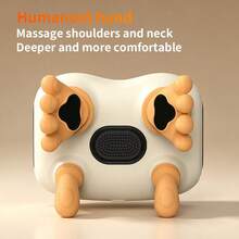 SEAGO Masajeador Biónico de 5 Dedos para Hombros & Cuello, Compresa Caliente de 45°C, Masajeador de Relajación de Hombros & Cuello con Amasado Dirigido y Portátil, Amasado de Mano Similar al Humano & Compresa Caliente, Carga Tipo-C, Temporizador Automático de 10min, Amasado & Calentamiento - Ver 3
