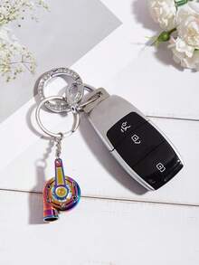Metal Turbocharger Keychain, Rotating Turbo Key Ring, Car Parts Pendant, Auto Bag Charm, Driver Gift, Car Accessories - Multicolor - View 6
