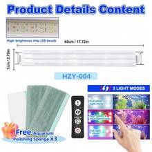RGB Multi-Color Adjustable LED Aquarium Light With USB Connection And 3 Free Algae Scrapers-Ideal For Freshwater Aquariums, Promotes Aquatic Plant Growth, And Features Adjustable Lighting - View 14