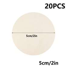 20pcs Assorted Size 1-16in Blank Wooden Rings, Unfinished Wood Circles, DIY Craft Supplies, Home Decor, Handmade Materials, Painting & Drawing Wooden Discs - Yellow - View 14