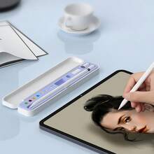 Apple Pencil Stylus Storage Case Silicone Holder Pencil Storage Box Accessory - Multicolor - View 8