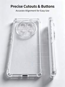 透明氣囊手機殼，適用於 Honor 400 Smart 5G、400 Pro、400、400 Lite、Magic7 Lite、Magic6 Lite、Magic5 Lite、X5C、X5C PLUS、X9c、X9c Smart、X9b、X9a、X9d、X8d、X8b、X8c、X8a、X8、X7d、X7c、X7b、X7a、X6d、X6c、X6b、X6a、X6、X5b Plus、X5b、200、200 Pro、200 Lite、200 Smart。具備鏡頭保護、防指紋、高透明度、防黃變功能。防止日常碰撞，保護手機背蓋與邊框。TPU 材質，輕巧柔軟。 - 無色 - 查看 6