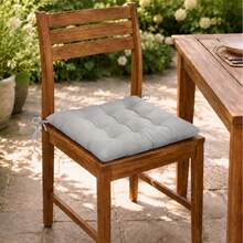 4pcs Premium Outdoor Indoor Chair Cushions - Suitable For Garden, Balcony And Kitchen - Grey - View 7