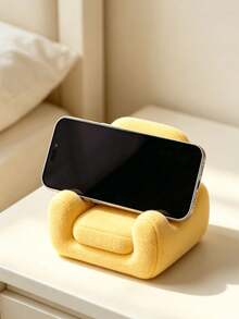 Cream Color Lazy Phone Tablet Stand, Textured Hard Sofa‑Style Holder, Cute Desktop Decor For Hands‑Free Viewing - Multicolor - View 11