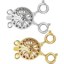 1/2/4pcs Copper Material Women's Necklace Layered Clasp 14K Gold/Silver Anti-Tangle Safety Jewelry Lock Converter Chain Extender, Perfect For Women's Daily Wear, Jewelry Making Material, Charming - Multicolor - View 9