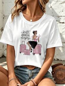 Women T-Shirts - White - View 6