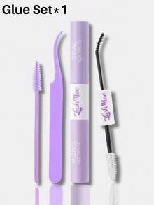 520Pcs D-Curl Volume Lashes Extension Kit, Natural Length, Fluffy False Eyelashes, 3D Natural Eyemakeup, Kit Includes Lash Glue, Tweezers And Brush, Reusable, Lightweight And Easy To Use. Great For Holidays, Costume Parties, Glam Makeup, Party - Pink - View 15