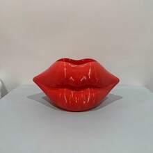 1pc Lip-Shaped Desktop Storage Ornament, Minimalist Portable Lip-Shaped Storage Box, Suitable For Home, Office, Bathroom, Wedding, Valentine's Day And Romantic Gift Occasions, Back To School Season - A - View 5