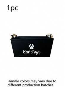 Pet Supplies Storage Box, Universal For Cats And Dogs, Pet Toy Storage Box, Dog Toy Storage Box With Handle, Foldable Pet Supplies Storage Basket/Storage Box, Children's Toy Storage Box/Storage Box - Multicolor - View 12