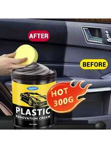 KineShineX Car Plastic Repair Paste Restore Gloss Suitable For Car Door, Dashboard, Steering Wheel, Tire, Leather - Multicolor - View 6