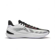 李寧 SHINING 3 V2 男款籃球鞋，雙 BOOM 緩震，TUFF RB 耐磨大底，輕量低筒運動鞋 ABAW007 - 標準白/黑色 - 查看 4