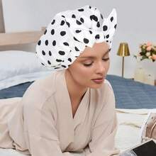 Women's Shower Cap, Fashionable Waterproof Bath Cap, Soft Multi-Functional Hair Cap, Bowknot Elastic Band Hair Cap - Multicolor - View 5