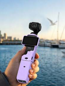 Funda protectora de silicona para Osmo Pocket 3, funda protectora de Body completo antideslizante y amortiguadora de impactos, con recortes precisos y resistente a arañazos para grabación de vlogs al aire libre - Ver 6