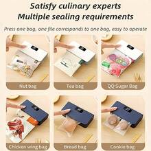 Penyegel Portabel Mini, Dapat Diisi Ulang USB, Cocok untuk Menyegel Kembali Kantong Snack dan Berbagai Kantong Plastik. Desain Ringkas Menghemat Ruang, Sempurna untuk Dapur Rumah. Hadiah Ulang Tahun atau Liburan yang Ideal untuk Teman dan Keluarga. - MultiWarna - View 6