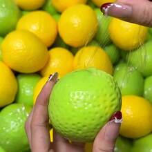 BEERUS Color-Changing Lemon Stress Ball, Crunchy Squeeze Toy, ASMR Sensory Stress Relief Ball, Soft Pressure Relief Toy Gift - Multicolor - View 8