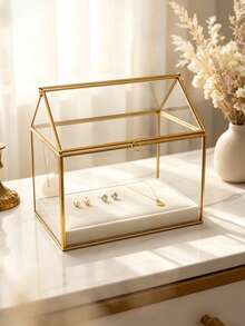 Custom Wedding Card Box - Transparent Gift & Money Storage Box, Suitable For Wedding Reception, Birthday Elegant Table Decor, Anniversary And Graduation Party Decoration - Multicolor - View 7