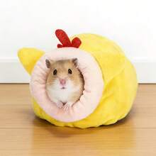 1pc Hamster Nest Sugar Glider Warm House Small Pet Cotton Nest Universal Pet House Random Color - A - View 9