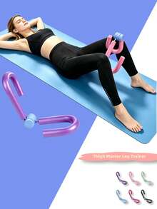 1-2 Pcs Leg & Pelvic Floor Trainer, Thigh Trimmer For Leg Slimming And Muscle Training. Compact & Easy Storage, Compatible With Yoga Mats. Great For Women And Yoga Enthusiasts, Suitable For Home, Gym And Dorm Use. - A - View 8
