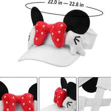 Disney 女孩可愛卡通鼠耳棒球帽 動漫鴨嘴帽 Y2K 戶外時尚防曬遮陽帽 - 彩色 - 查看 8