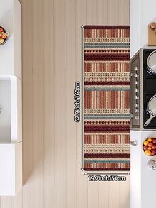 1 buah Karpet Panjang Tenun Cetak 3D, Keset Dapur Gaya Bohemian, Cocok untuk Kamar Mandi, Dapur, Luar Ruangan, Lorong, Kamar Tidur, Ruang Tamu, Dapat Dicuci dengan Mesin, Keset Pintu Masuk yang Mudah Dibersihkan, Karpet Kamar Tidur Anti Selip, Dekorasi Musim Gugur Gaya Liburan - MultiWarna - View 15