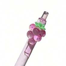 Grape Scented Hanging Ballpoint Pen, Cute And Beautiful 0.5mm Black Ink Ballpoint Pen, Suitable For Writing And Learning - Multicolor - View 8