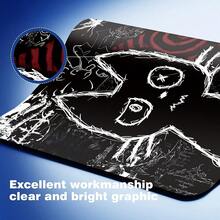 1 pièce Tapis de souris XL Anime Punk Sombre Chat Étrange Tapis de jeu Rétro Tapis de bureau Gamer Exclusif Esthétique Néon Tapis de souris Configuration Ordinateur Cadeau Anime Punk Sombre - multicolore - Voir 8
