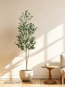 PKFC 110-220cm Artificial Olive Tree, High Branch Simulated Plant, Plastic Leaves, Indoor Decorative Plant, Suitable For Home Decor, Valentine's Day, Birthday Gift, Graduation Ceremony And Other Occasions - Multicolor - View 6