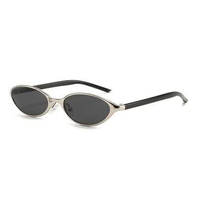 New Metal Oval Small-Frame Retro Women's Glasses, Stylish And Versatile Street Photography, Autumn Beach Vacations, Holiday Gifts, Back-To-School Season, Travel, And Dating