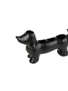 Cute And Simple Dachshund-Shaped Bathroom Storage Box And Toothbrush Holder - Electric Dachshund Toothbrush Holder And Shelf, Toothpaste And Makeup Brush Storage Base, Adorable Storage Base Stand. - Multicolor - View 17