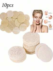 2/10pcs Loofah Makeup Remover Pads Exfoliating Cleansing Pads Face Wash Pads Deep Cleansing Oil Removal Face Towels - View 9
