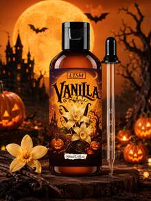 LISM Minyak Esensial Vanila 10ml, Esensial Musim Gugur yang Hangat, Aroma Manis Alami, Hadiah Thanksgiving/Halloween, Cocok untuk Pelembap Udara/Diffuser/Pembuatan Lilin, 1 Minyak Esensial Aromatik, Suasana Halloween yang Kuat, Cocok untuk Dekorasi Rumah - Minyak Esensial Vanila Halloween - View 5