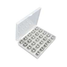 50pcs Plastic Sewing Machine Spools With Storage Box, Compatible With Singer/Brother Sewing Machines, Smooth Burr-Free Spools, High-Quality Plastic Tubes, Easy To Wind Thread, Won't Scratch Or Break, Organized In Transparent Plastic Box, Portable - Multicolor - View 9