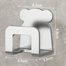 2pcs Kitchen Sink Sponge Holder, Dish Cloth Sponge Drain Rack, Storage Organizer For Kitchen Countertop, Under Sink, Cabinet, Bathroom, RV, Space Saving Multi Purpose Cleaning Tool Holder With Drainage, Practical Christmas Gift Set - Bear-shaped Sponge Holder - View 13