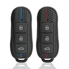 Silicone Car Key Cover Remote Fobs Cases Protector Auto Accessories For Dongfeng Fengon Fengguang IX5 580 IX7 Seres SF5 2021 - A - View 2