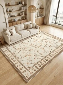 1 buah Karpet Ruang Tamu Motif Bunga Unta Musim Gugur. Cocok untuk Dapur, Ruang Makan, Dekorasi Liburan Kamar Tidur, Kantor, Lobi, Keset Anti Selip, Kamar Mandi, Lorong, Ruang Belajar, Karpet Area Ruang Bermain. - Unta - View 5
