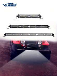 GLANBERT 4/7/14/20 Inch Car LED Light Strip 27/60/120/180W Ultra-Thin Neutral White Mesh Light Strip Suitable For Sedan, SUV, Truck - Multicolor - View 9